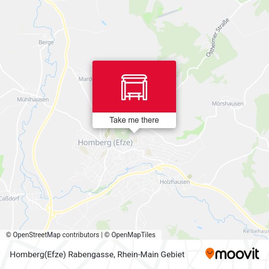 Карта Homberg(Efze) Rabengasse