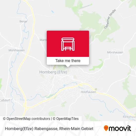 Карта Homberg(Efze) Rabengasse