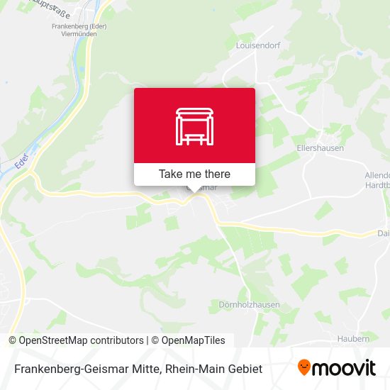 Карта Frankenberg-Geismar Mitte