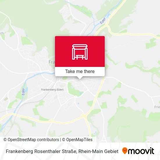 Карта Frankenberg Rosenthaler Straße