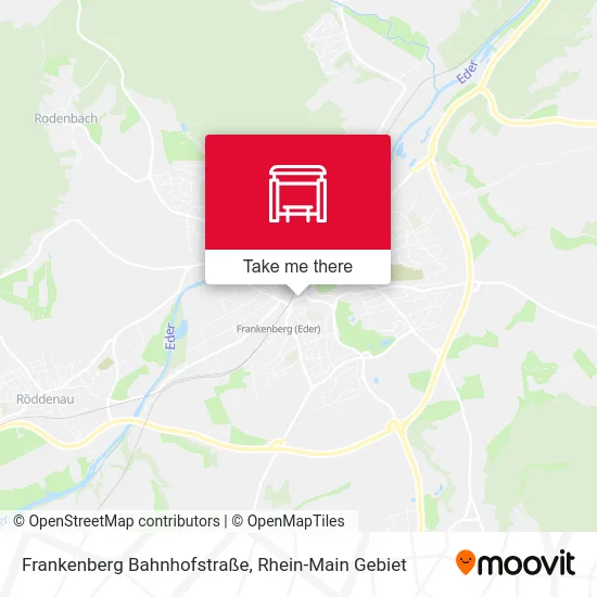 Карта Frankenberg Bahnhofstraße