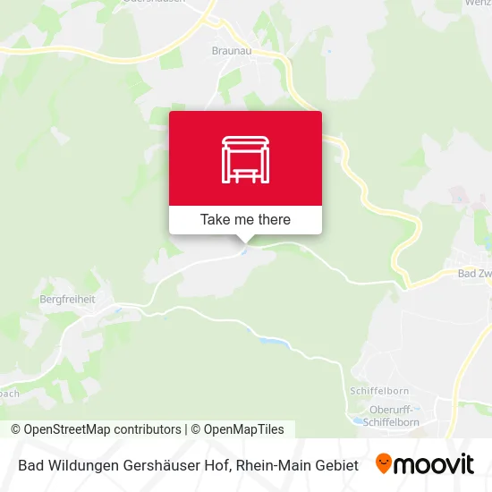 Карта Bad Wildungen Gershäuser Hof