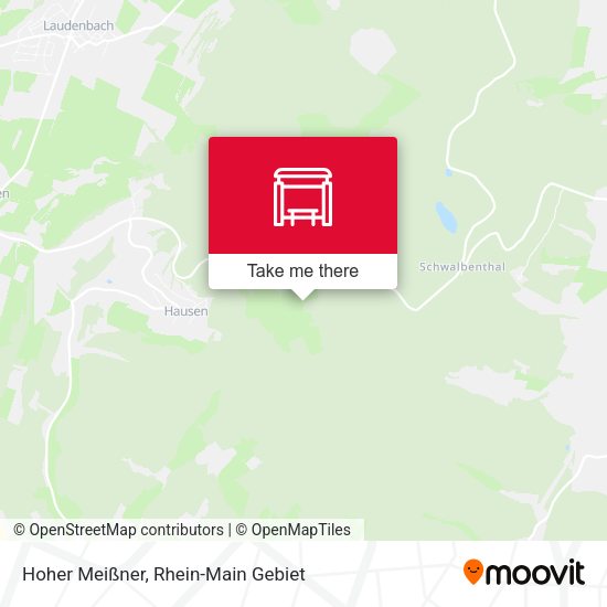 Карта Hoher Meißner