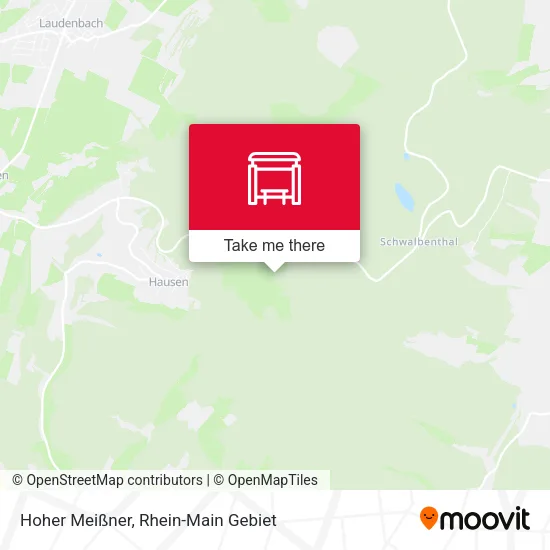 Карта Hoher Meißner