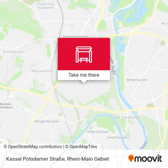 Карта Kassel Potsdamer Straße