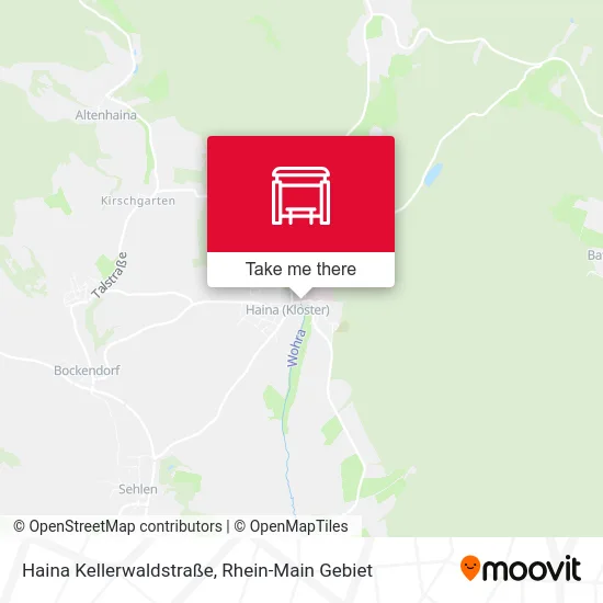 Карта Haina Kellerwaldstraße
