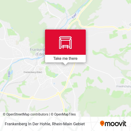 Карта Frankenberg In Der Hohle