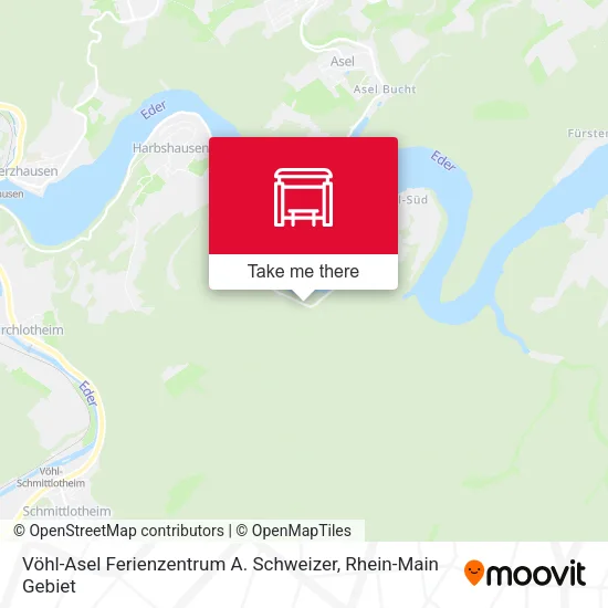 Карта Vöhl-Asel Ferienzentrum A. Schweizer