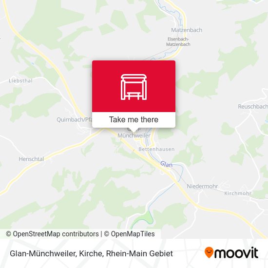 Карта Glan-Münchweiler, Kirche