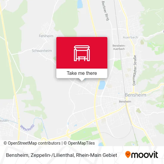 Карта Bensheim, Zeppelin-/Lilienthal
