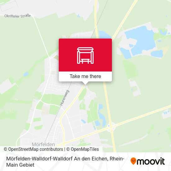 Карта Mörfelden-Walldorf-Walldorf An den Eichen