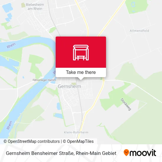 Карта Gernsheim Bensheimer Straße