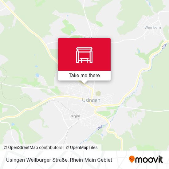Карта Usingen Weilburger Straße