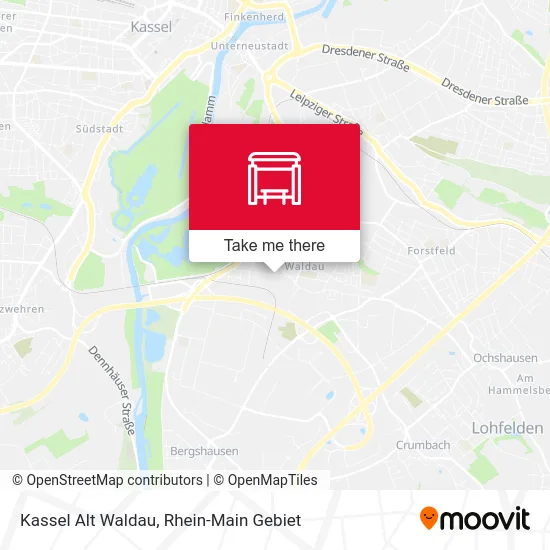 Карта Kassel Alt Waldau