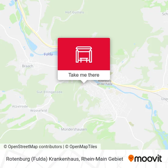 Карта Rotenburg (Fulda) Krankenhaus