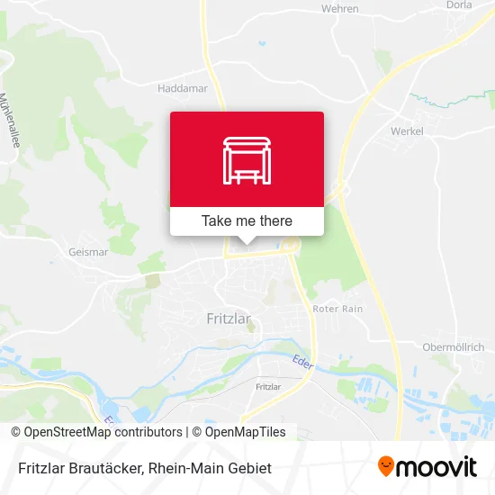 Карта Fritzlar Brautäcker