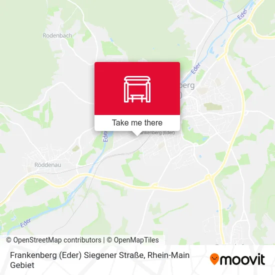Карта Frankenberg (Eder) Siegener Straße