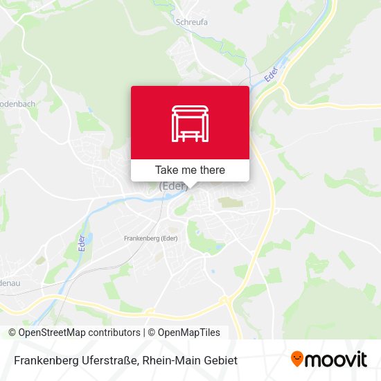 Карта Frankenberg Uferstraße