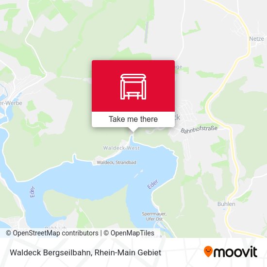 Карта Waldeck Bergseilbahn