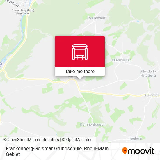 Карта Frankenberg-Geismar Grundschule