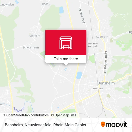 Карта Bensheim, Neuwiesenfeld
