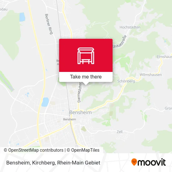 Bensheim, Kirchberg map