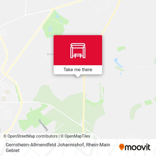 Карта Gernsheim-Allmendfeld Johannishof