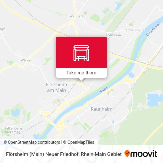 Карта Flörsheim (Main) Neuer Friedhof