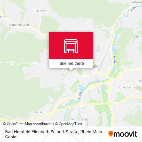 Карта Bad Hersfeld Elisabeth-Selbert-Straße