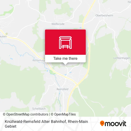 Карта Knüllwald-Remsfeld Alter Bahnhof