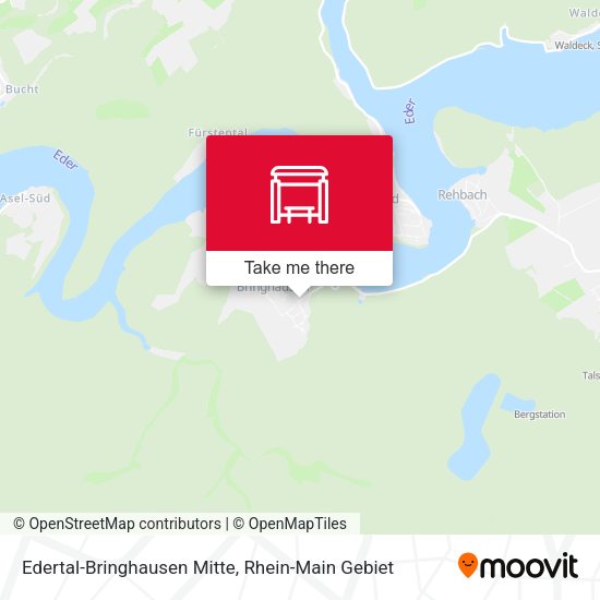 Карта Edertal-Bringhausen Mitte