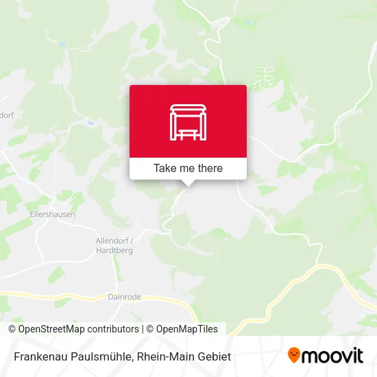 Карта Frankenau Paulsmühle