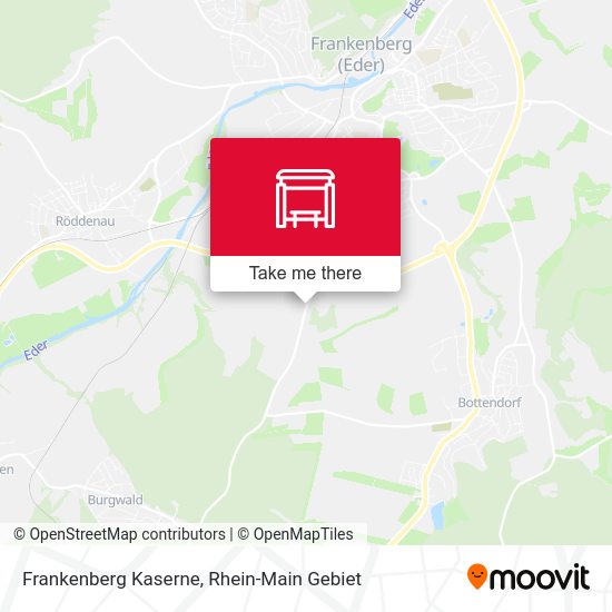 Карта Frankenberg Kaserne