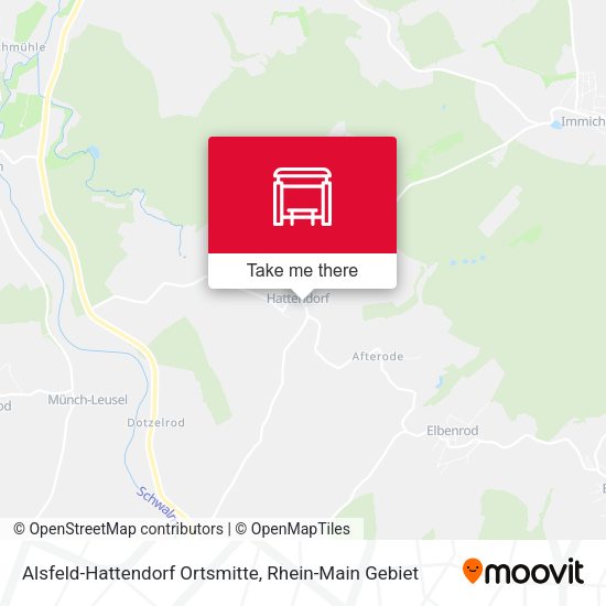Карта Alsfeld-Hattendorf Ortsmitte