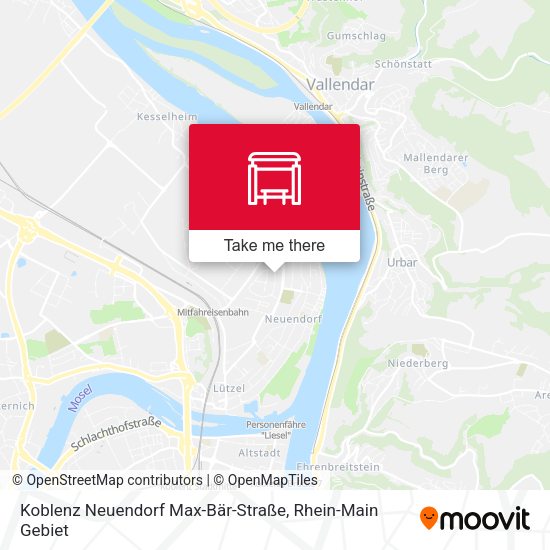 Карта Koblenz Neuendorf Max-Bär-Straße