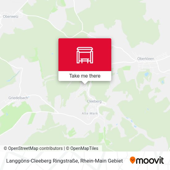 Карта Langgöns-Cleeberg Ringstraße