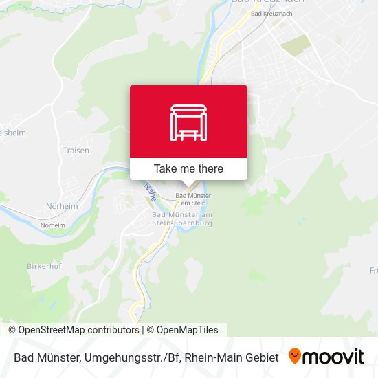 Карта Bad Münster, Umgehungsstr./Bf
