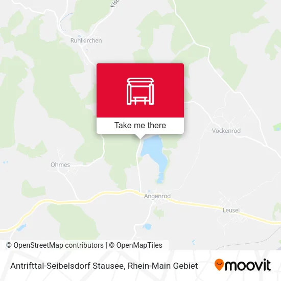 Карта Antrifttal-Seibelsdorf Stausee