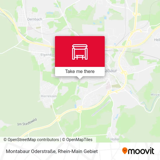 Карта Montabaur Oderstraße