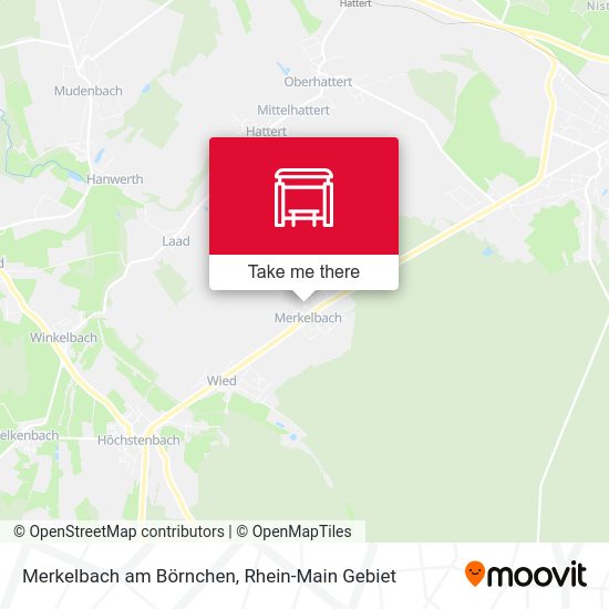Карта Merkelbach am Börnchen
