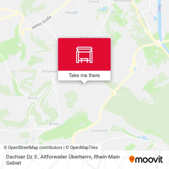 Карта Dachser Dz 3 , Altforweiler Überherrn