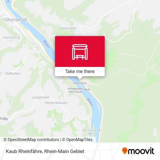 Карта Kaub Rheinfähre