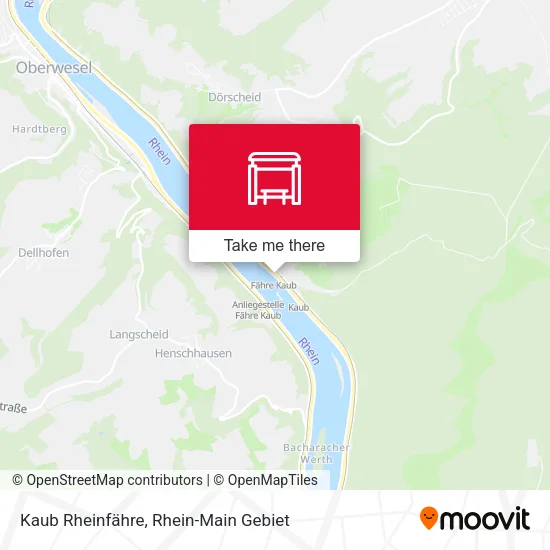 Карта Kaub Rheinfähre