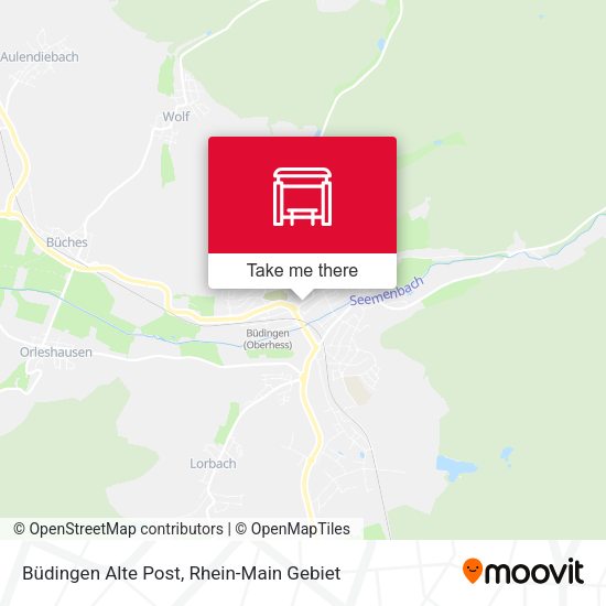Карта Büdingen Alte Post