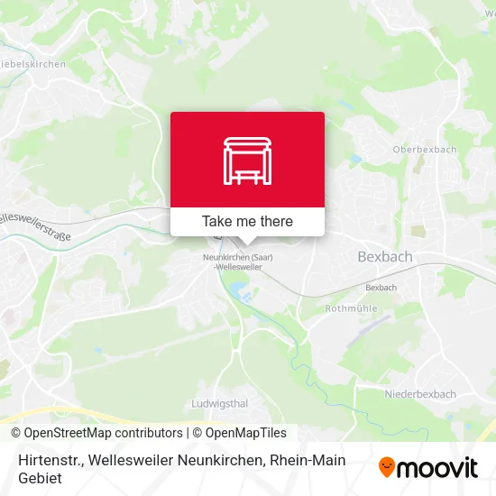 Карта Hirtenstr., Wellesweiler Neunkirchen