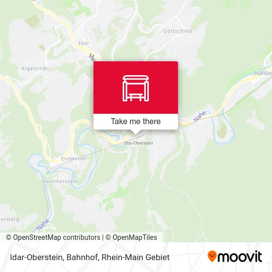 Карта Idar-Oberstein, Bahnhof