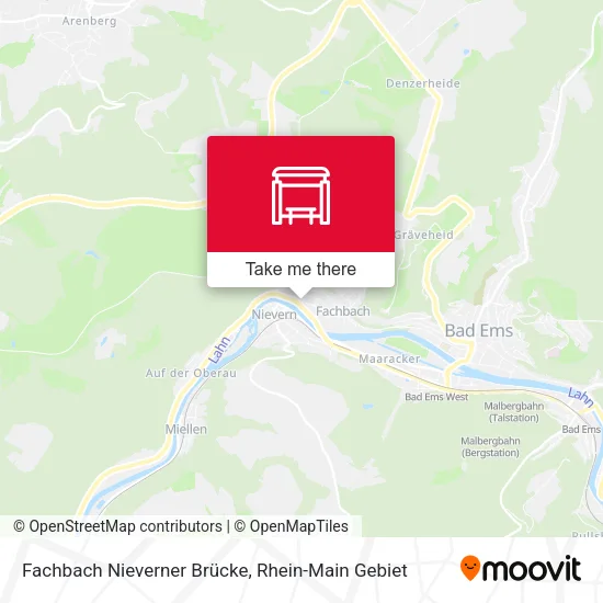 Карта Fachbach Nieverner Brücke