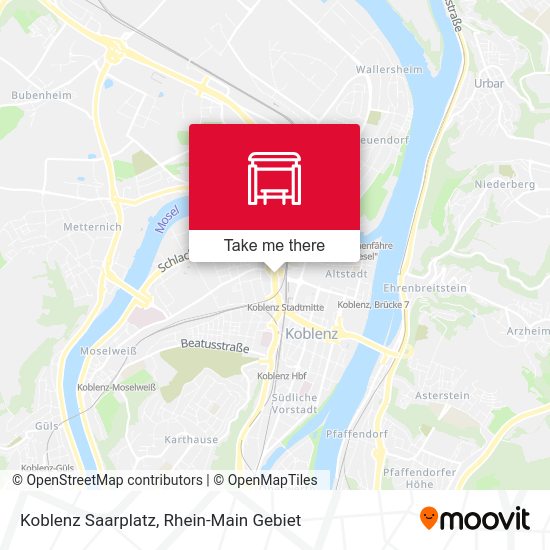Карта Koblenz Saarplatz