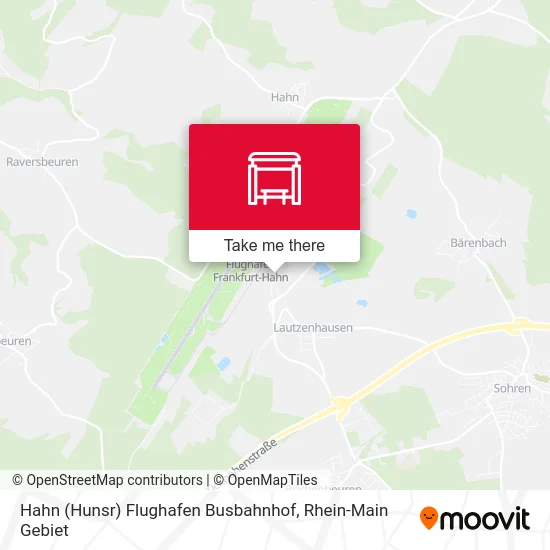 Карта Hahn (Hunsr) Flughafen Busbahnhof