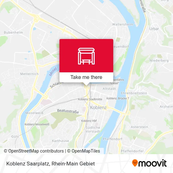 Карта Koblenz Saarplatz